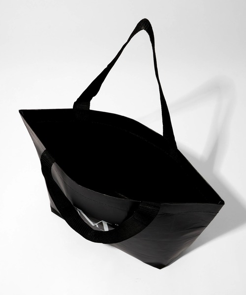 MUCENT(ムセント)の「【MUCENT/ムセント】REUSABLE SIGNATURE TOTE BAG/リユーザブルシグネチャー トートバッグ(トートバッグ・メンズ・ブラック・FREE)」の5枚目の写真