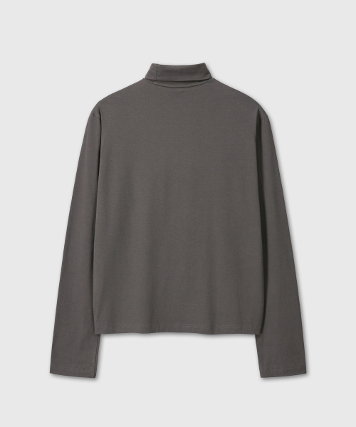 DIVEIN(ダイブイン)の「UNIFORM TURTLE NECK V2 (KHAKI)(Tシャツ/カットソー・メンズ・その他・0/1/2)」の2枚目の写真