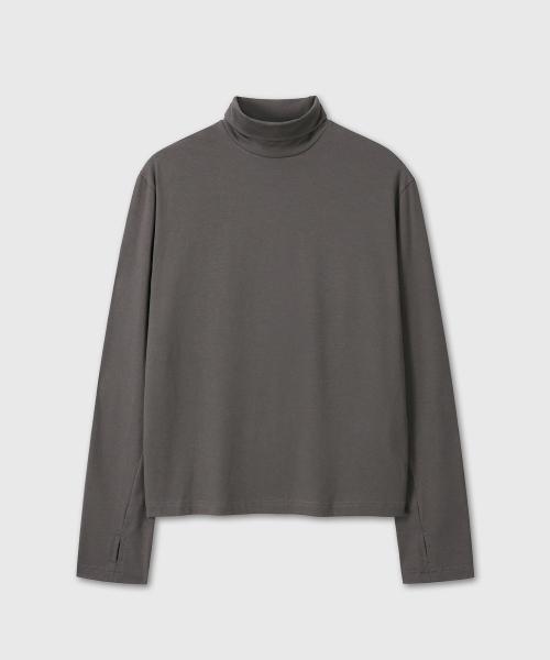 DIVEIN(ダイブイン)の「UNIFORM TURTLE NECK V2 (KHAKI)(Tシャツ/カットソー・メンズ・その他・0/1/2)」の3枚目の写真