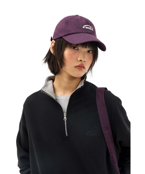 EMIS（イミス）の「METAL LOGO BALL CAP（キャップ・レディース・ブラウン/パープル/グレー/ベージュ/ネイビー・FREE）」の5枚目の写真