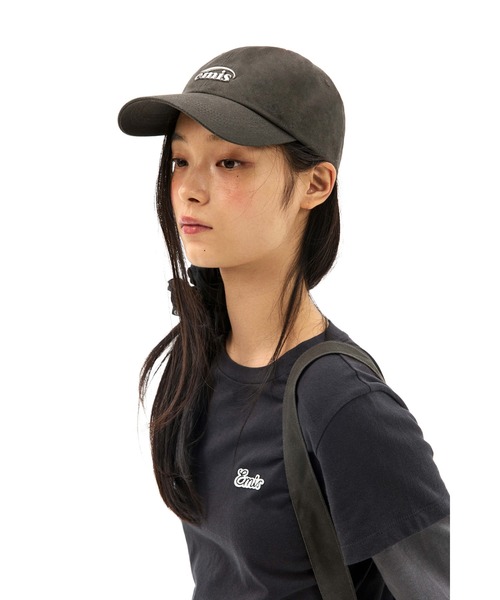 EMIS（イミス）の「METAL LOGO BALL CAP（キャップ・レディース・ブラウン/パープル/グレー/ベージュ/ネイビー・FREE）」の2枚目の写真