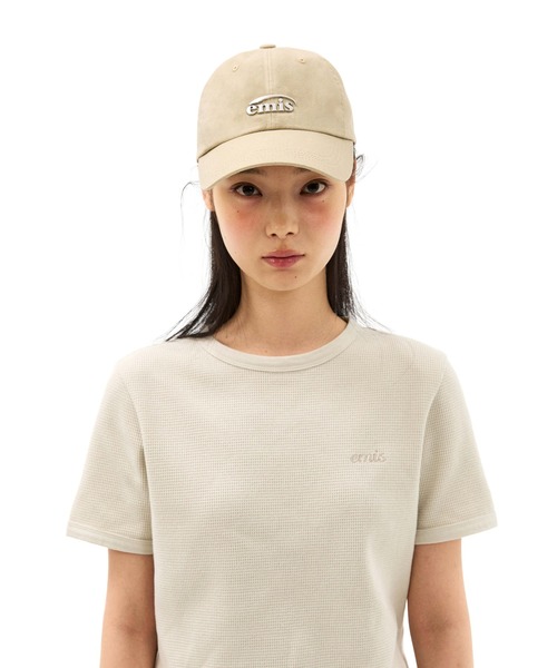EMIS（イミス）の「METAL LOGO BALL CAP（キャップ・レディース・ブラウン/パープル/グレー/ベージュ/ネイビー・FREE）」の7枚目の写真