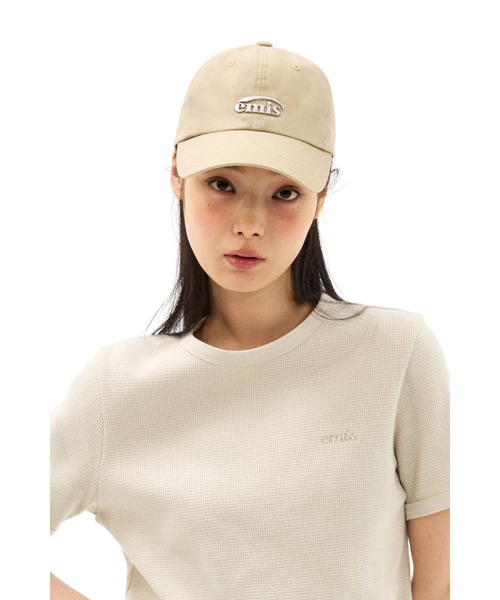 EMIS（イミス）の「METAL LOGO BALL CAP（キャップ・レディース・ブラウン/パープル/グレー/ベージュ/ネイビー・FREE）」の9枚目の写真