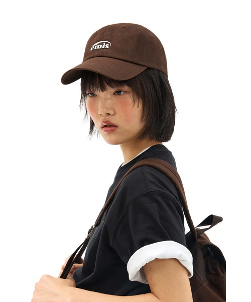 EMIS（イミス）の「METAL LOGO BALL CAP（キャップ・レディース・ブラウン/パープル/グレー/ベージュ/ネイビー・FREE）」の16枚目の写真