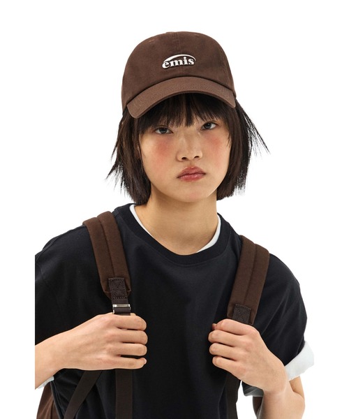 EMIS（イミス）の「METAL LOGO BALL CAP（キャップ・レディース・ブラウン/パープル/グレー/ベージュ/ネイビー・FREE）」の15枚目の写真