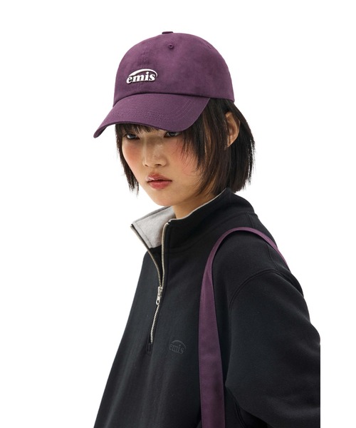 EMIS（イミス）の「METAL LOGO BALL CAP（キャップ・レディース・ブラウン/パープル/グレー/ベージュ/ネイビー・FREE）」の22枚目の写真