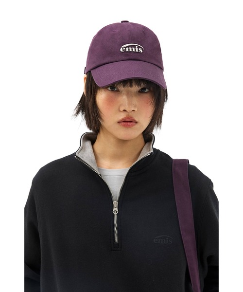 EMIS（イミス）の「METAL LOGO BALL CAP（キャップ・レディース・ブラウン/パープル/グレー/ベージュ/ネイビー・FREE）」の21枚目の写真