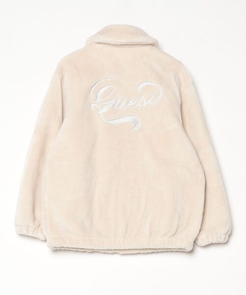 AMALIA Sherpa Zip Sweat ジャケット ボアジャケット | GUESS(ゲス