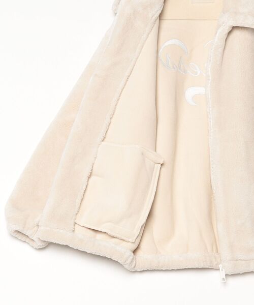 AMALIA Sherpa Zip Sweat ジャケット ボアジャケット | GUESS(ゲス