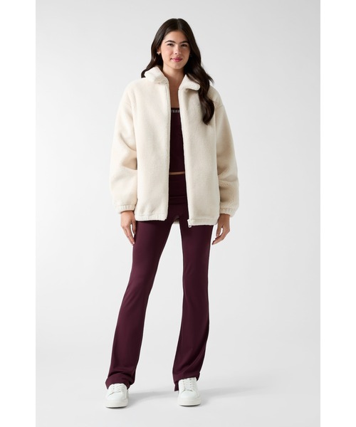 AMALIA Sherpa Zip Sweat ジャケット ボアジャケット | GUESS(ゲス
