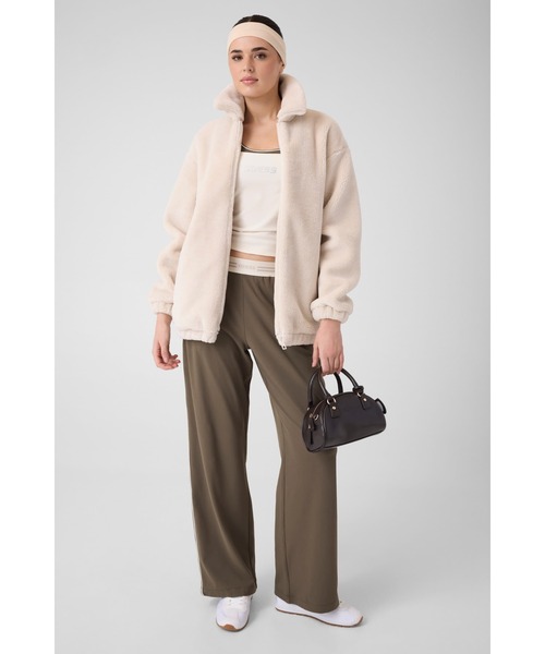 AMALIA Sherpa Zip Sweat ジャケット ボアジャケット | GUESS(ゲス
