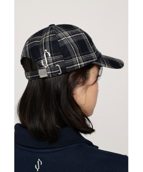 SLY（スライ）の「KAPPA x SLY CHECK CAP カッパスライチェックキャップ 秋服（キャップ・レディース・ブラウン系その他2/ネイビー系・FREE）」の19枚目の写真