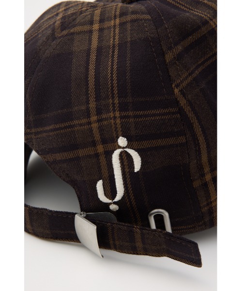 SLY（スライ）の「KAPPA x SLY CHECK CAP カッパスライチェックキャップ 秋服（キャップ・レディース・ブラウン系その他2/ネイビー系・FREE）」の9枚目の写真
