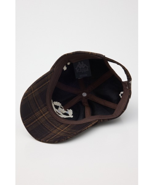 SLY（スライ）の「KAPPA x SLY CHECK CAP カッパスライチェックキャップ 秋服（キャップ・レディース・ブラウン系その他2/ネイビー系・FREE）」の10枚目の写真
