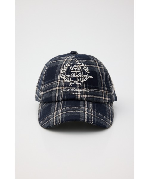 SLY（スライ）の「KAPPA x SLY CHECK CAP カッパスライチェックキャップ 秋服（キャップ・レディース・ブラウン系その他2/ネイビー系・FREE）」の13枚目の写真