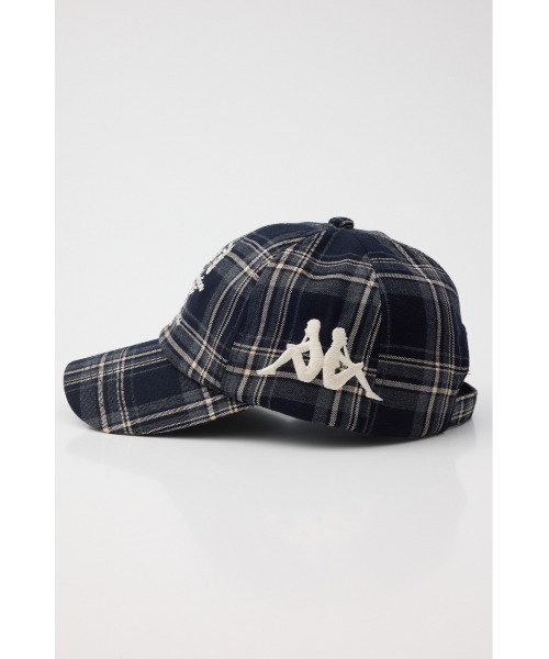 SLY（スライ）の「KAPPA x SLY CHECK CAP カッパスライチェックキャップ 秋服（キャップ・レディース・ブラウン系その他2/ネイビー系・FREE）」の14枚目の写真