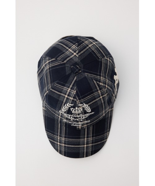 SLY（スライ）の「KAPPA x SLY CHECK CAP カッパスライチェックキャップ 秋服（キャップ・レディース・ブラウン系その他2/ネイビー系・FREE）」の16枚目の写真