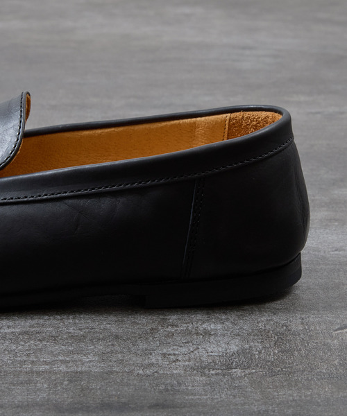 PADRONE（パドローネ）の「PADRONE パドローネ / FT Loafers フラットソールレザーローファー / PU8185-2002（ローファー・メンズ・ブラウン/ブラック・42/41/40）」の8枚目の写真