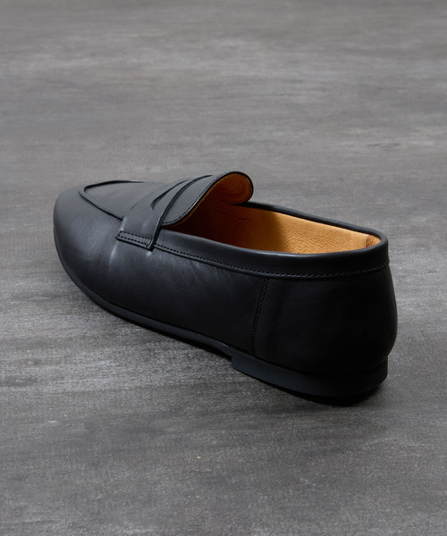 PADRONE（パドローネ）の「PADRONE パドローネ / FT Loafers フラットソールレザーローファー / PU8185-2002（ローファー・メンズ・ブラウン/ブラック・42/41/40）」の9枚目の写真