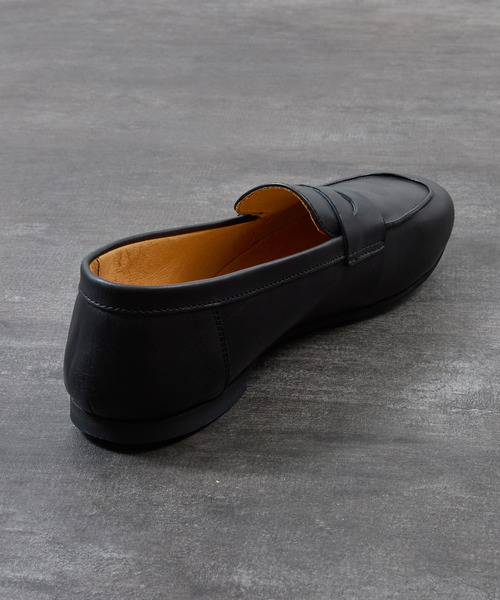 PADRONE（パドローネ）の「PADRONE パドローネ / FT Loafers フラットソールレザーローファー / PU8185-2002（ローファー・メンズ・ブラウン/ブラック・42/41/40）」の10枚目の写真