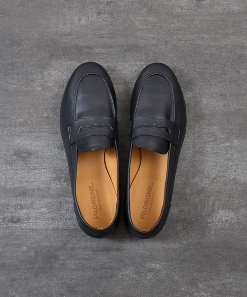 PADRONE（パドローネ）の「PADRONE パドローネ / FT Loafers フラットソールレザーローファー / PU8185-2002（ローファー・メンズ・ブラウン/ブラック・42/41/40）」の11枚目の写真