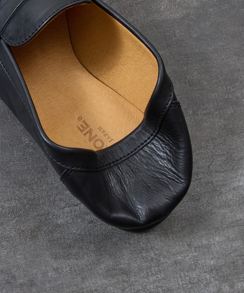 PADRONE（パドローネ）の「PADRONE パドローネ / FT Loafers フラットソールレザーローファー / PU8185-2002（ローファー・メンズ・ブラウン/ブラック・42/41/40）」の12枚目の写真