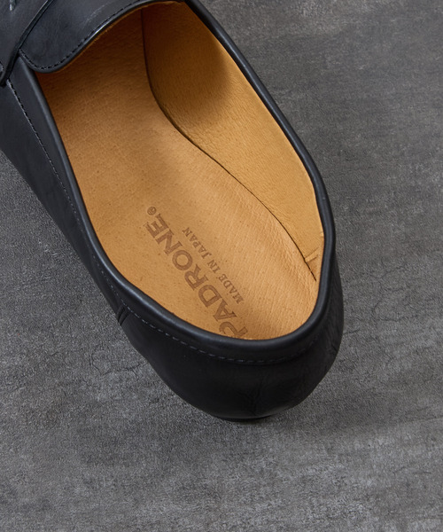 PADRONE（パドローネ）の「PADRONE パドローネ / FT Loafers フラットソールレザーローファー / PU8185-2002（ローファー・メンズ・ブラウン/ブラック・42/41/40）」の13枚目の写真