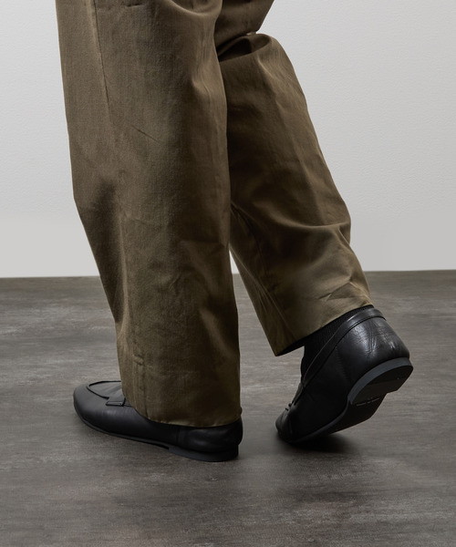 PADRONE（パドローネ）の「PADRONE パドローネ / FT Loafers フラットソールレザーローファー / PU8185-2002（ローファー・メンズ・ブラウン/ブラック・42/41/40）」の18枚目の写真