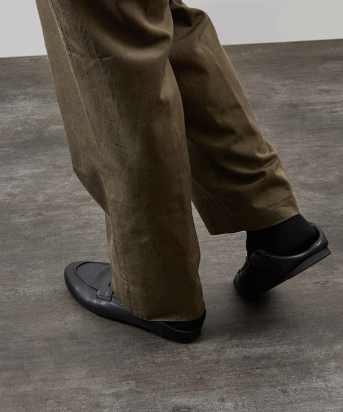 PADRONE（パドローネ）の「PADRONE パドローネ / FT Loafers フラットソールレザーローファー / PU8185-2002（ローファー・メンズ・ブラウン/ブラック・42/41/40）」の19枚目の写真