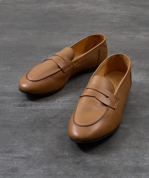 PADRONE（パドローネ）の「PADRONE パドローネ / FT Loafers フラットソールレザーローファー / PU8185-2002（ローファー・メンズ・ブラウン/ブラック・42/41/40）」の21枚目の写真