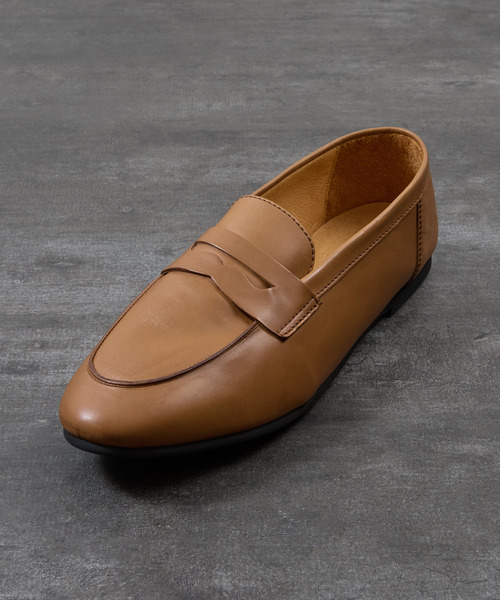 PADRONE（パドローネ）の「PADRONE パドローネ / FT Loafers フラットソールレザーローファー / PU8185-2002（ローファー・メンズ・ブラウン/ブラック・42/41/40）」の22枚目の写真
