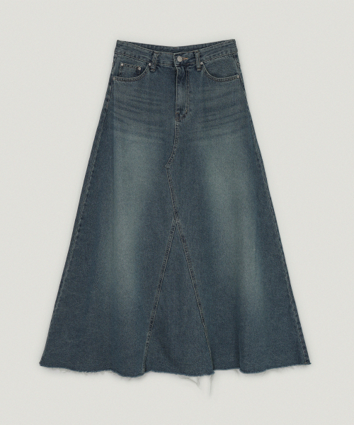TWEE(トゥウィー)の「KINTO マキシデニムロングスカート(スカート・レディース・ブルー・SMALL/MEDIUM/LARGE)」の7枚目の写真