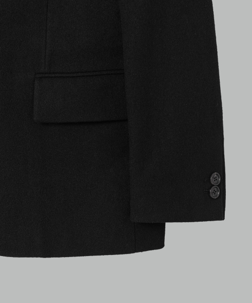 NONBLANK(ノンブランク)の「ウールフランネル ルーズフィットジャケット_BLACK(テーラードジャケット・メンズ・その他・MEDIUM/LARGE/X-LARGE)」の6枚目の写真