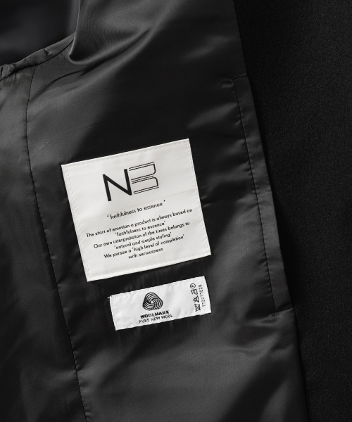 NONBLANK(ノンブランク)の「ウールフランネル ルーズフィットジャケット_BLACK(テーラードジャケット・メンズ・その他・MEDIUM/LARGE/X-LARGE)」の7枚目の写真