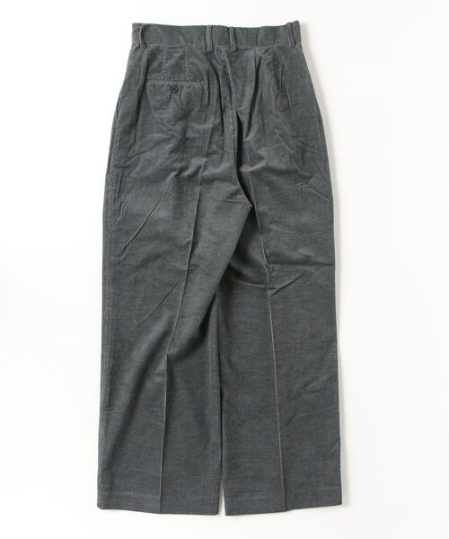 anuke（アンヌーク）の「Corduroy Wide Pants 62620714（その他パンツ・レディース・チャコールグレー/オフホワイト・38/36）」の3枚目の写真
