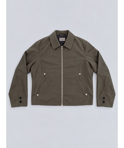 CONZ(コンズ)の「trim fit jacket 2.0(ブルゾン・メンズ・カーキ/ブラック/チャコールグレー・1/3/2)」の1枚目の写真