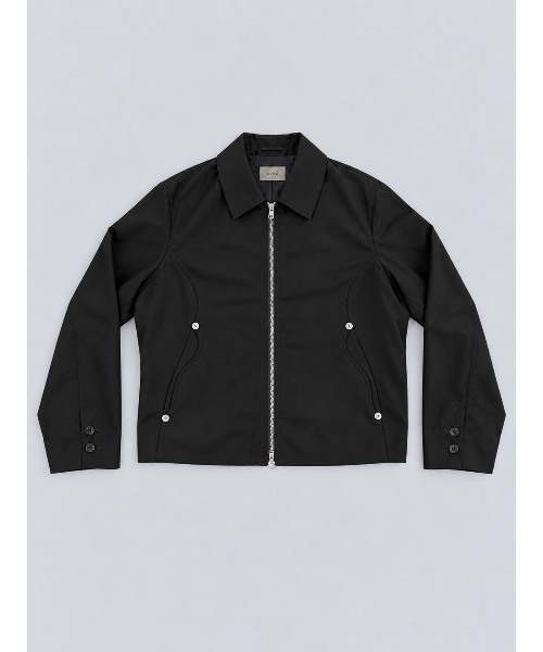 CONZ(コンズ)の「trim fit jacket 2.0(ブルゾン・メンズ・カーキ/ブラック/チャコールグレー・1/3/2)」の2枚目の写真