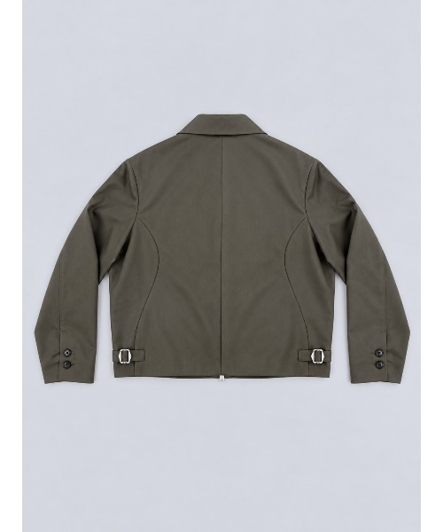 CONZ(コンズ)の「trim fit jacket 2.0(ブルゾン・メンズ・カーキ/ブラック/チャコールグレー・1/3/2)」の8枚目の写真