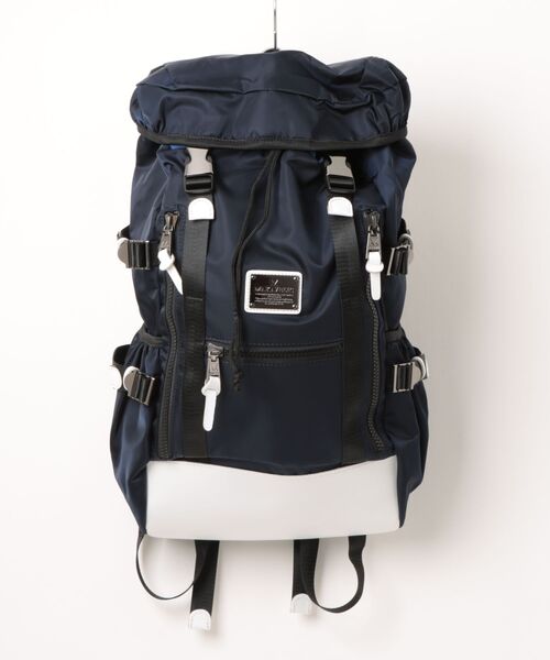 MAKAVELIC(マキャベリック)の「【SB】【MAKAVELIC】【SIERRA SUPERIORITY DOUBLE BELT BACKPACK】(バックパック/リュック・メンズ・ネイビー・FREE)」の1枚目の写真