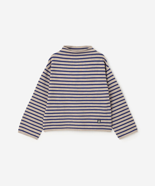 ORCIVAL モックネック プルオーバー ニット カットソー ボーダー 未使用 ORCIVAL | モックネック ボーダーニットプルオーバー WOMEN（ニット