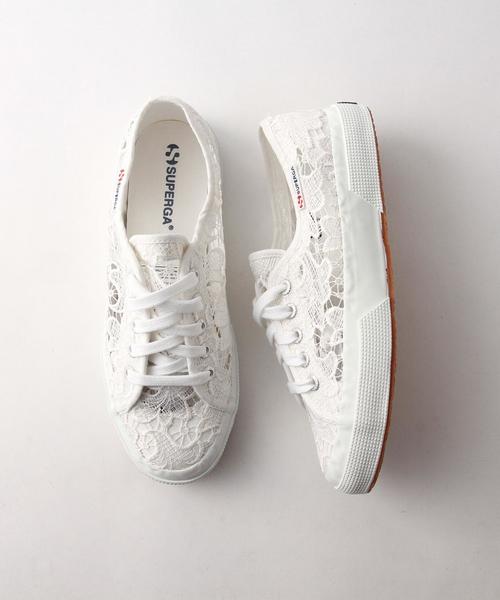 SUPERGA(スペルガ)の「<SUPERGA>MACRAMEW/スニーカー(スニーカー・レディース・ホワイト・37/35/36/38)」の1枚目の写真