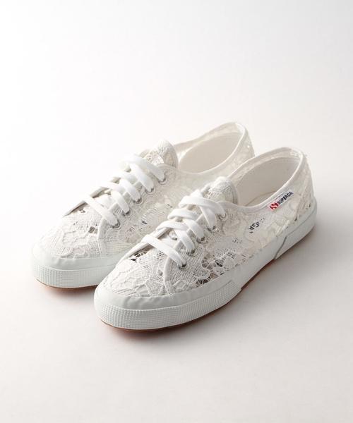 SUPERGA(スペルガ)の「<SUPERGA>MACRAMEW/スニーカー(スニーカー・レディース・ホワイト・37/35/36/38)」の4枚目の写真