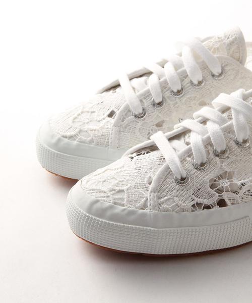 SUPERGA(スペルガ)の「<SUPERGA>MACRAMEW/スニーカー(スニーカー・レディース・ホワイト・37/35/36/38)」の2枚目の写真