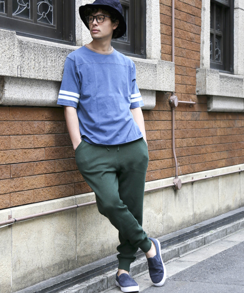 Denime（ドゥニーム）の「CL RIB KNIT PANTS/コットンリネンリブニットパンツ（その他パンツ・メンズ・ネイビー/ベージュ/グリーン・MEDIUM/LARGE/X-LARGE）」の19枚目の写真