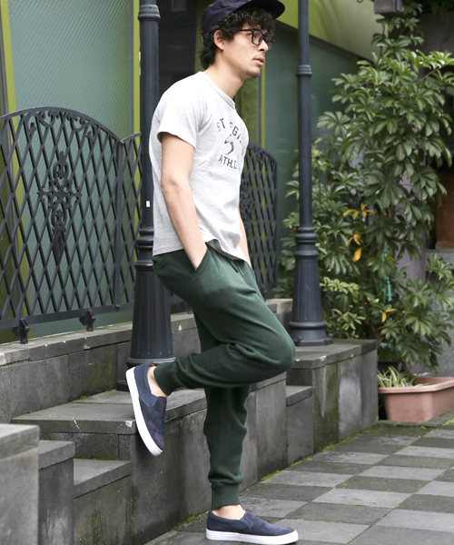 Denime（ドゥニーム）の「CL RIB KNIT PANTS/コットンリネンリブニットパンツ（その他パンツ・メンズ・ネイビー/ベージュ/グリーン・MEDIUM/LARGE/X-LARGE）」の18枚目の写真