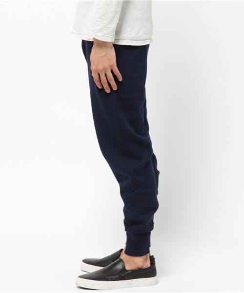 Denime（ドゥニーム）の「CL RIB KNIT PANTS/コットンリネンリブニットパンツ（その他パンツ・メンズ・ネイビー/ベージュ/グリーン・MEDIUM/LARGE/X-LARGE）」の4枚目の写真