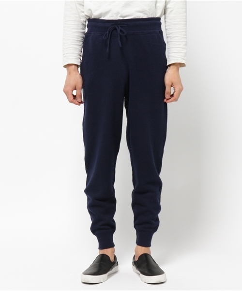 Denime（ドゥニーム）の「CL RIB KNIT PANTS/コットンリネンリブニットパンツ（その他パンツ・メンズ・ネイビー/ベージュ/グリーン・MEDIUM/LARGE/X-LARGE）」の6枚目の写真