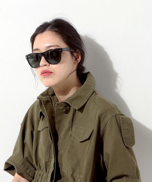 Ray-Ban（レイバン）の「＜Ray-Ban(レイバン)＞FOLDING WAYFARER 4105/54（サングラス・レディース・ブラック・FREE）」の14枚目の写真