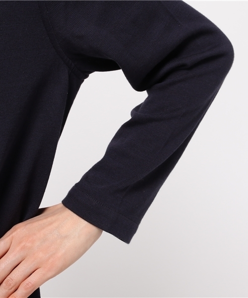 ESTNATION（エストネーション）の「ESTNATION ロングカーディガン（カーディガン/ボレロ・レディース・ベージュ/ネイビー・38）」の7枚目の写真