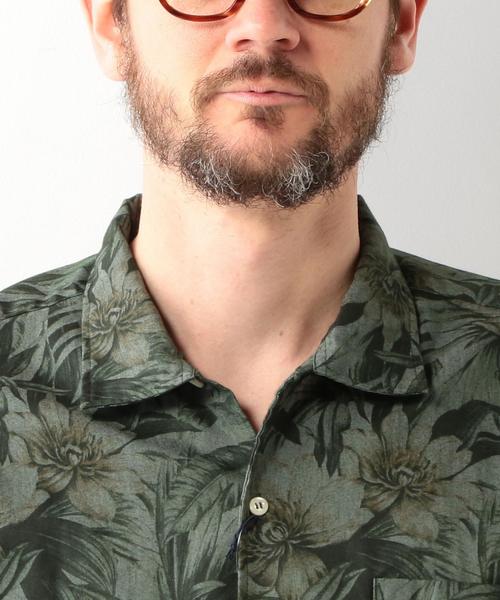 Bevilacqua（ベヴィラクア）の「＜BEVILACQUA （ベヴィラクア）＞ UA別注 OPEN S/S（シャツ/ブラウス・メンズ・ケリー/ネイビー・MEDIUM/LARGE）」の7枚目の写真